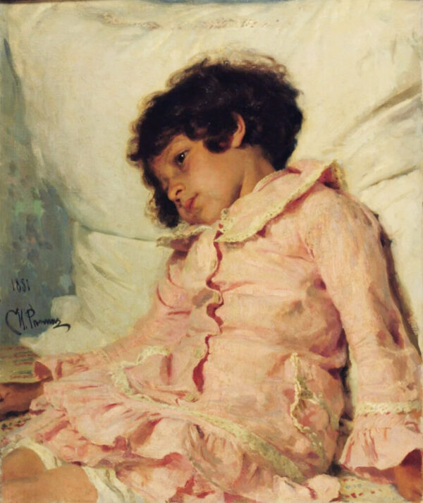 Portrait of Nadia Repin - 1881