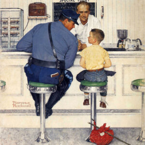 Norman Rockwell _The Runaway 1958