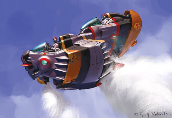 Scott Robertson cgi and industrial design Fantasy Artwork